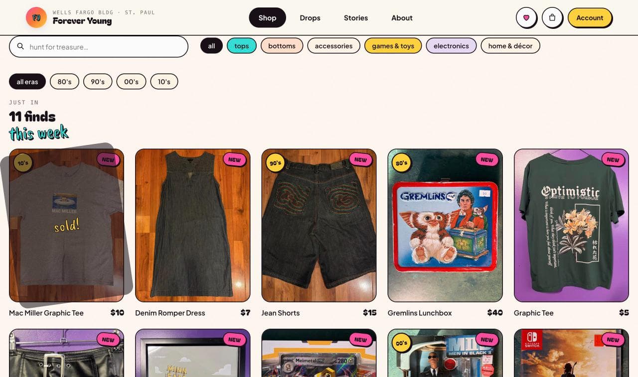 foreveryoungthrift.com